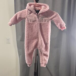 Nike Pink Sherpa Kids Footie